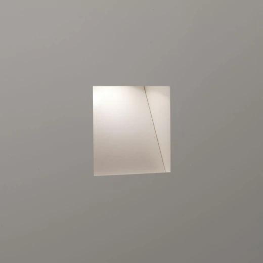 Borgo Trimless Mini Matt White 2700K LED Recessed Wall Light