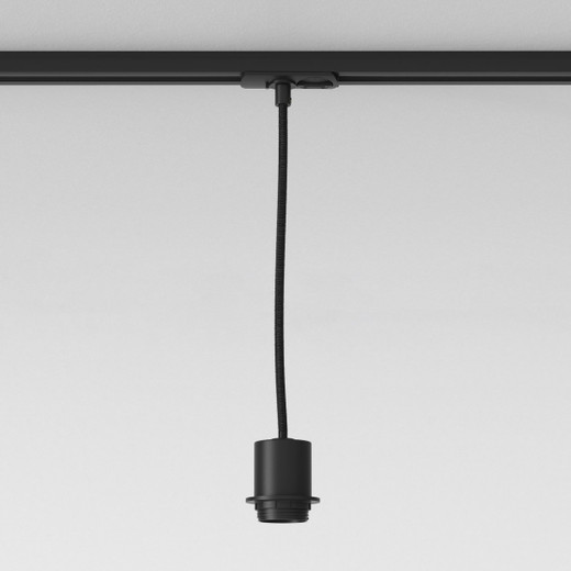 Pendant Track Kit Matt Black Lighting Suspension