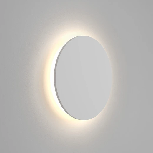 Eclipse White Plaster 35cm 3000K LED Wall Light