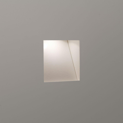 Astro Lighting Borgo Trimless Mini Matt White 3000K LED Recessed Wall Light 