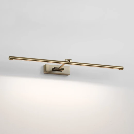 Goya Brushed Antique Brass 76cm LED Picture Light