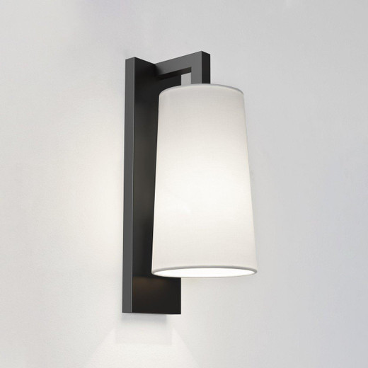 Astro Lighting Lago Matt Black IP44 Bracket Only Bathroom Wall Light 