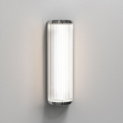 Astro Lighting Versailles Polished Chrome Dimmable 40cm 3000K LED IP44 Bathroom Wall Light 