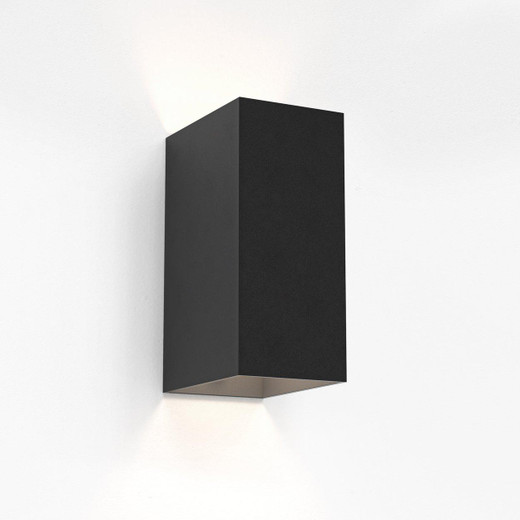 Astro Lighting Oslo Black 16cm LED IP65 Outdoor Wall Light 