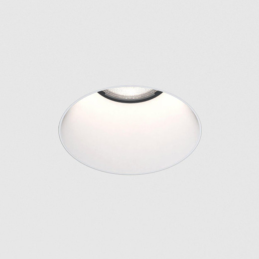Astro Lighting Void Matt White 8cm IP65 Recessed Bathroom Ceiling Light 