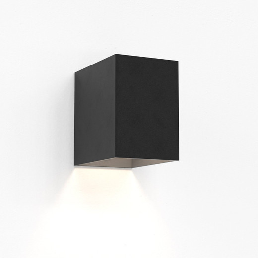 Oslo Black 10cm LED IP65 Outdoor Wall Light