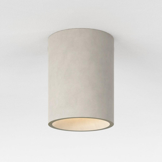 Astro Lighting Kos Grey Concrete Round IP44 Coastal Downlight 