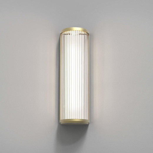 Astro Lighting Versailles Matt Gold Dimmable 40cm 3000K LED IP44 Bathroom Wall Light 