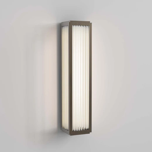 Boston Bronze 37cm 3000K LED IP44 Bathroom Wall Light