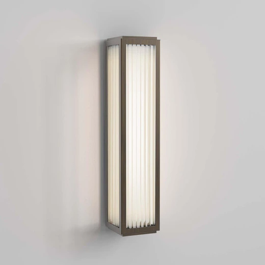 Astro Lighting Boston Bronze 37cm 3000K LED IP44 Bathroom Wall Light 