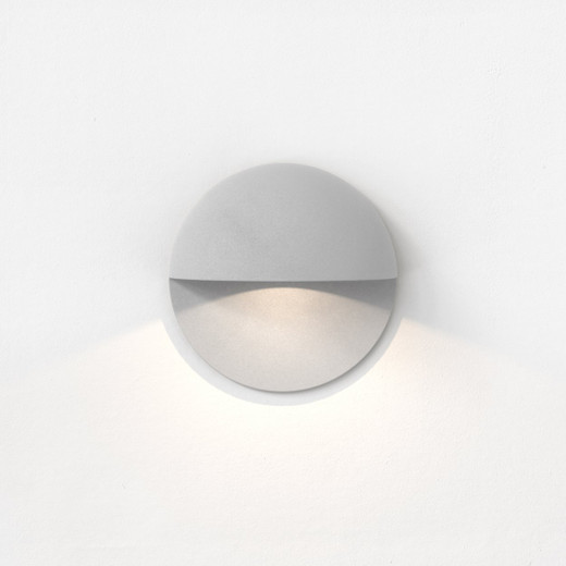 Tivola Grey 3000K LED IP65 Recessed Wall Light