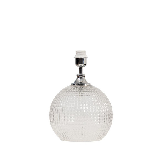 Oaks Lighting Granby Clear Glass Ball 25cm Base Only Table Lamp 