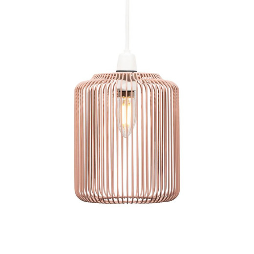 Oaks Lighting Dapto Terracotta Wire Easy Fit Pendant Shade Only 