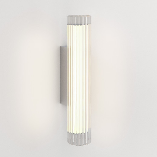 io Polished Chrome 3000K 42cm LED IP44 Bathroom Wall Light