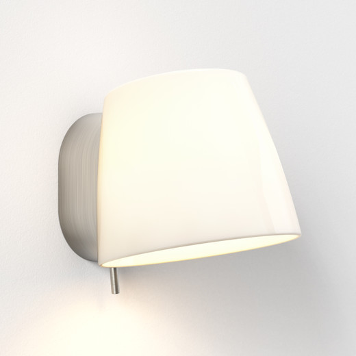Imari Matt Nickel with Porcelain Shade Wall Light