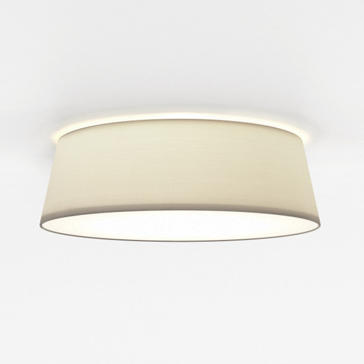 Fife 2 Light Putty Shade Flush Ceiling Light