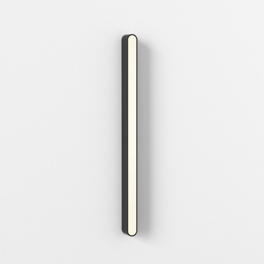 Atticus Matt Black 90cm 3000K LED IP44 Bathroom Wall Light