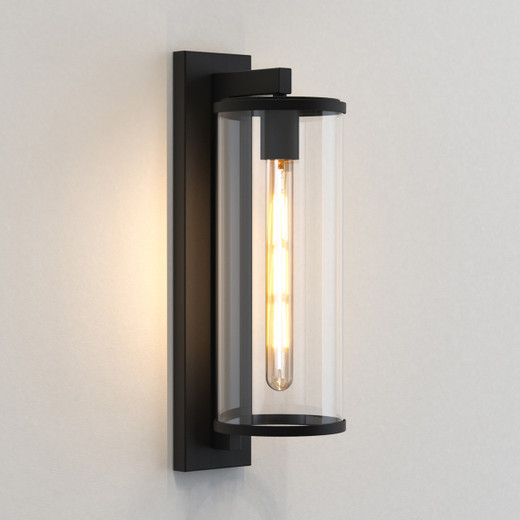Pimlico Black 50cm IP23 Outdoor Wall Light