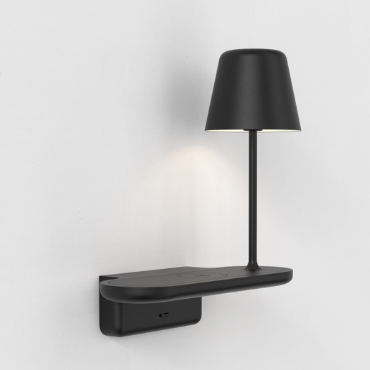Ito Matt Black Dock Station Wall Light