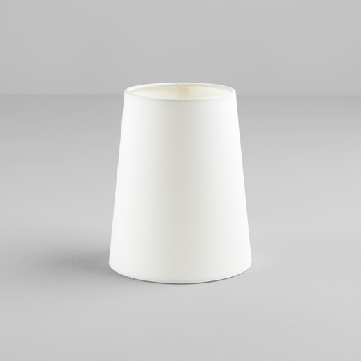 Cone White Fabric 14cm Shade Only