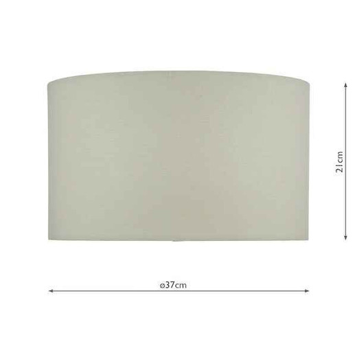 White Linen Drum Shade For ESA4210 Shade Only