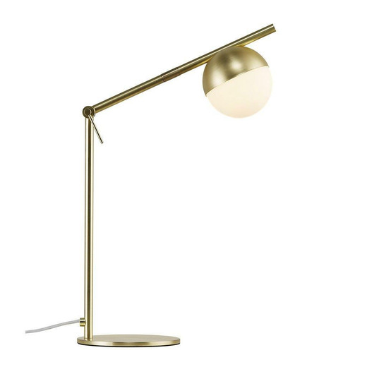 Nordlux Contina Brass with White Opal Glass Table Lamp