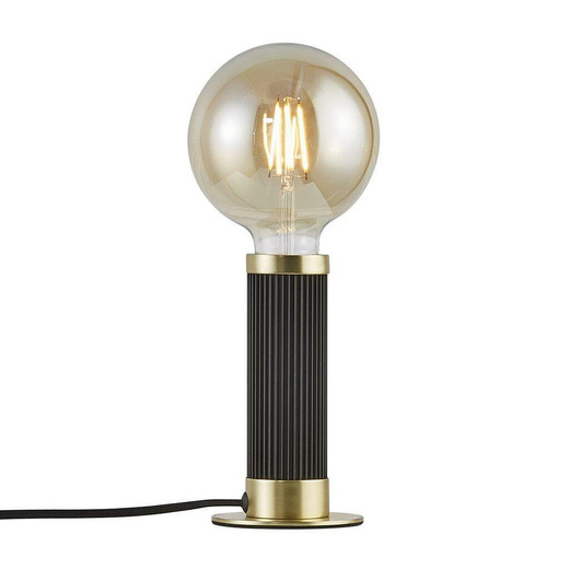 Nordlux Galloway Black with Brass Detail Table Lamp