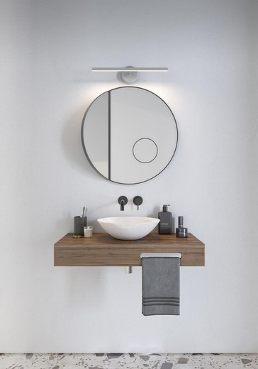 Nordlux IP S13 40 LED White Picture and Bathroom IP44 Mirror Wall Light