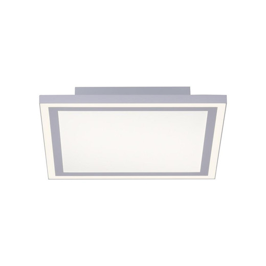 Leuchten Direkt EDGING 2 Light 31.4cm White Remote Control Dimmable Ceiling Light