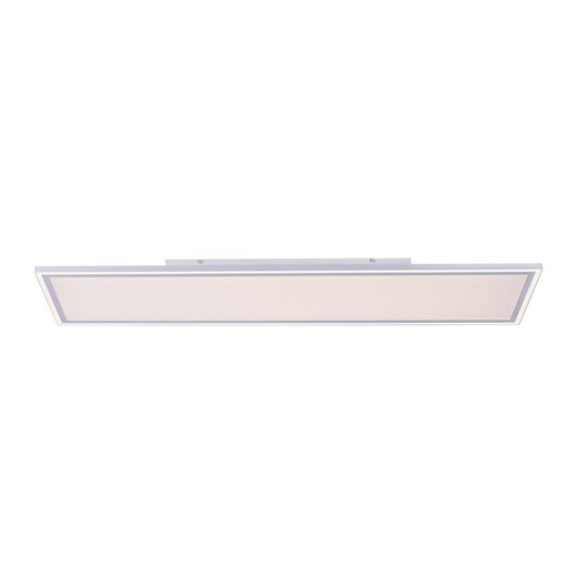 Leuchten Direkt EDGING 2 Light White Rectangular Remote Control Dimmable Ceiling Light