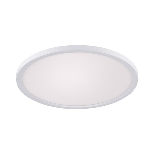 Leuchten Direkt FLAT 40cm White Circular Remote Control Dimmable Ceiling Light