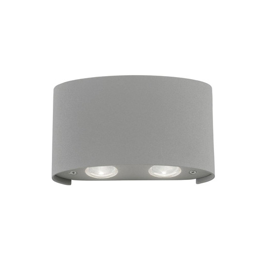 Paul Neuhaus CARLO 4 Light Silver Up and Down Outdoor Wall Light