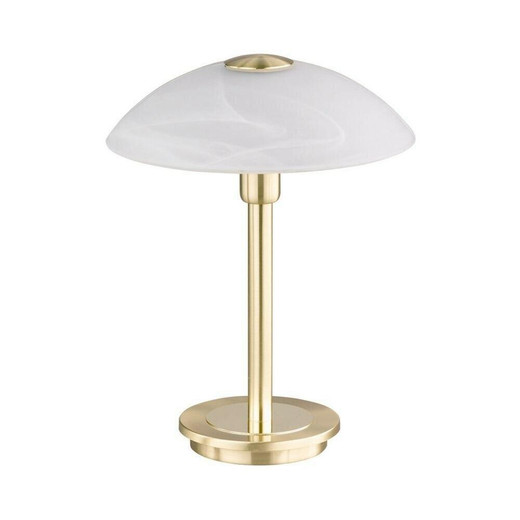 Paul Neuhaus ENOVA Matt Brass with Opal White Glass Shade Table Lamp