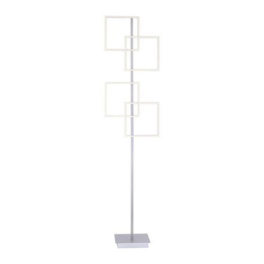 Paul Neuhaus INIGO 4 Light Satin Chrome Dimmable Floor Lamp