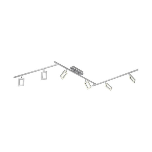 Paul Neuhaus INIGO 6 Light Satin Chrome Bar Ceiling Light