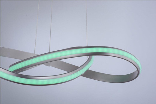 MELINDA Silver Dimmable Colour Change Smart Pendant Light MELINDA Silver Dimmable Colour Change Smart Pendant Light