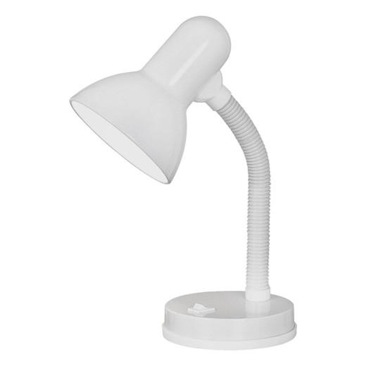 Eglo Lighting Basic White Plastic and Steel Table Lamp