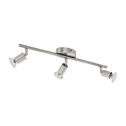 Eglo Lighting Buzz-LED 3 Light Satin Nickel Bar Spotlight