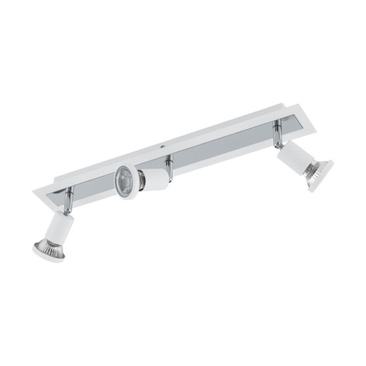 Eglo Lighting Sarria 3 Light White and Chrome Spotlight