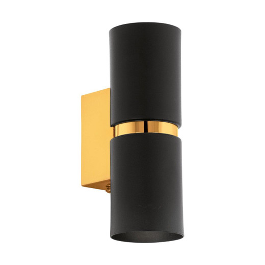 Eglo Lighting Passa 60 Black and Gold Up/Down Wall Light