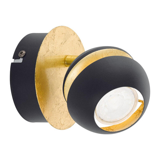 Eglo Lighting Nocito Black and Gold Spotlight