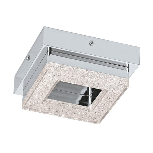 Eglo Lighting Fradelo Chrome with Clear Crystal Shade Wall and Ceiling Light