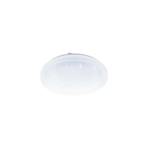 Eglo Lighting Frania-A 300 White with White Crystal Effect Shade LED Wall and Ceiling Light