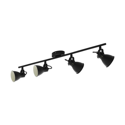 Eglo Lighting Seras 1 4 Light Black Spotlight