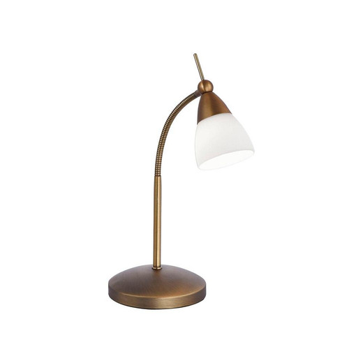 Paul Neuhaus PINO Aged Brass Touch Dim Adjustable Table Lamp