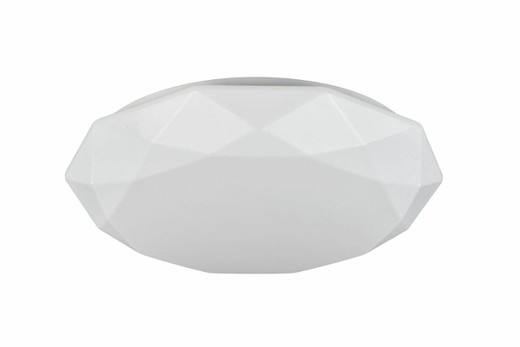 Maytoni Crystallize Patterned Opal Diffuser Tuneable 520mm Flush Ceiling Light