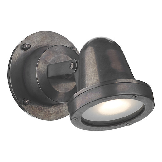 Cove Oxidised IP44 Wall Spotlight