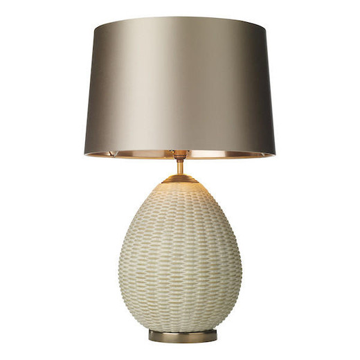 David Hunt Lombok with Natural Rattan Effect Table Lamp Base Only 