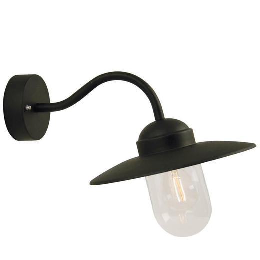 Nordlux Luxembourg Black IP54 Wall Light