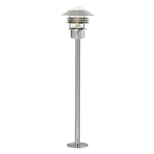 Nordlux Vejers Stainless Steel With Clear Glass IP54 Bollard